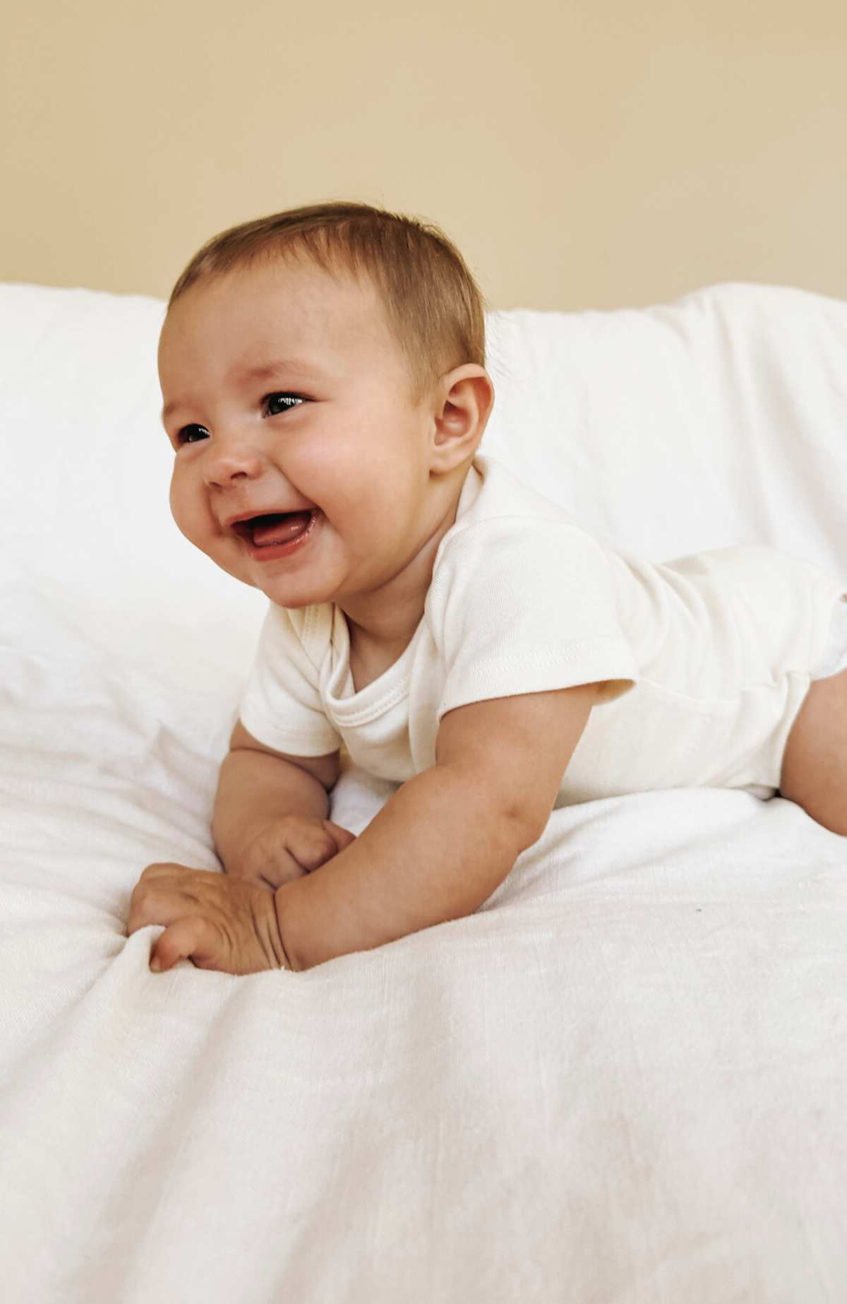 Bestie Clay Organic Cotton Baby Bodysuit Short Sleeve