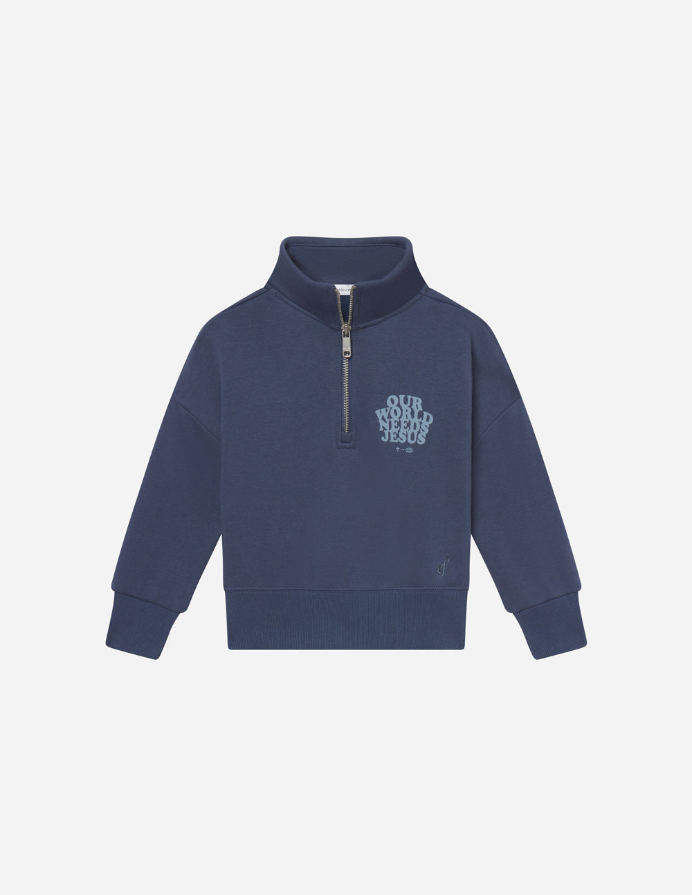 Our World Needs Jesus Kids Half-Zip