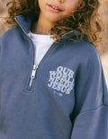 Our World Needs Jesus Kids Half-Zip