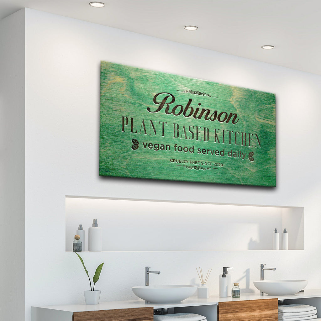 Plant Based Kitchen Sign