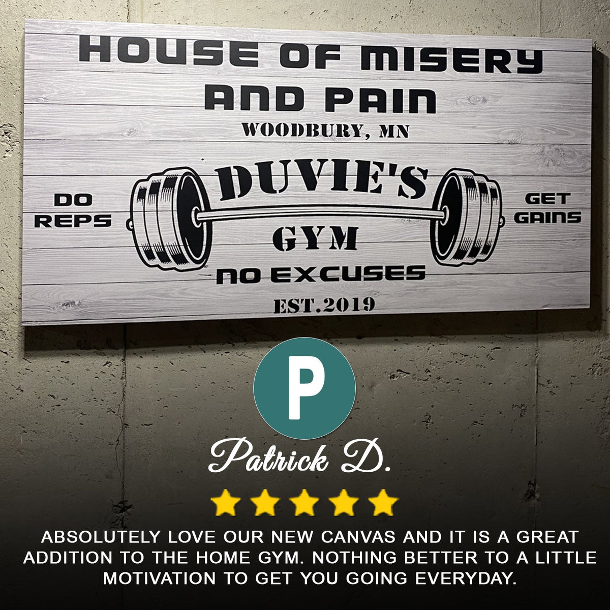Gym Sign IV