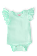 Pastel Green S/S Flutter Bodysuit