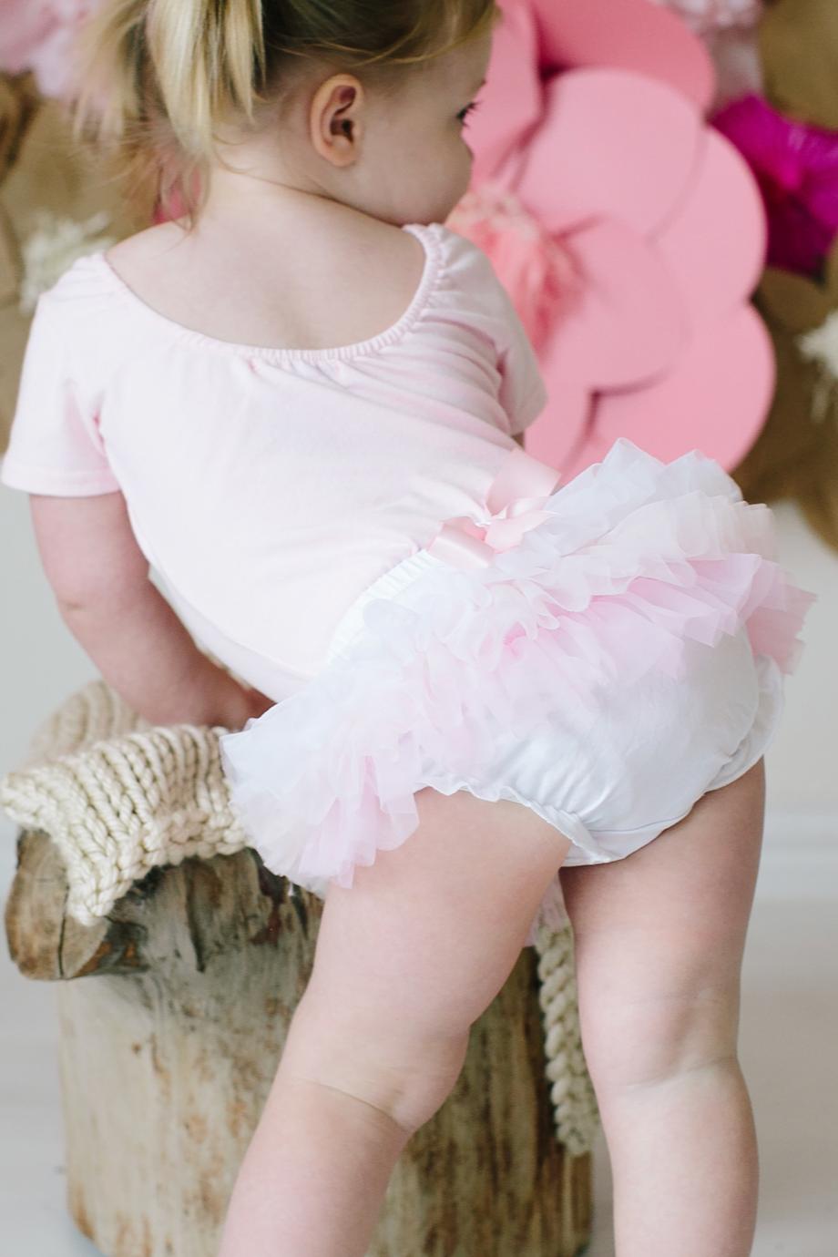 Pink Ombre Ruffle Tutu Bloomer