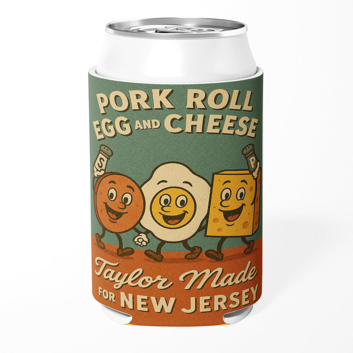 Pork Roll Egg and Cheese Taylor Made Can Cooler