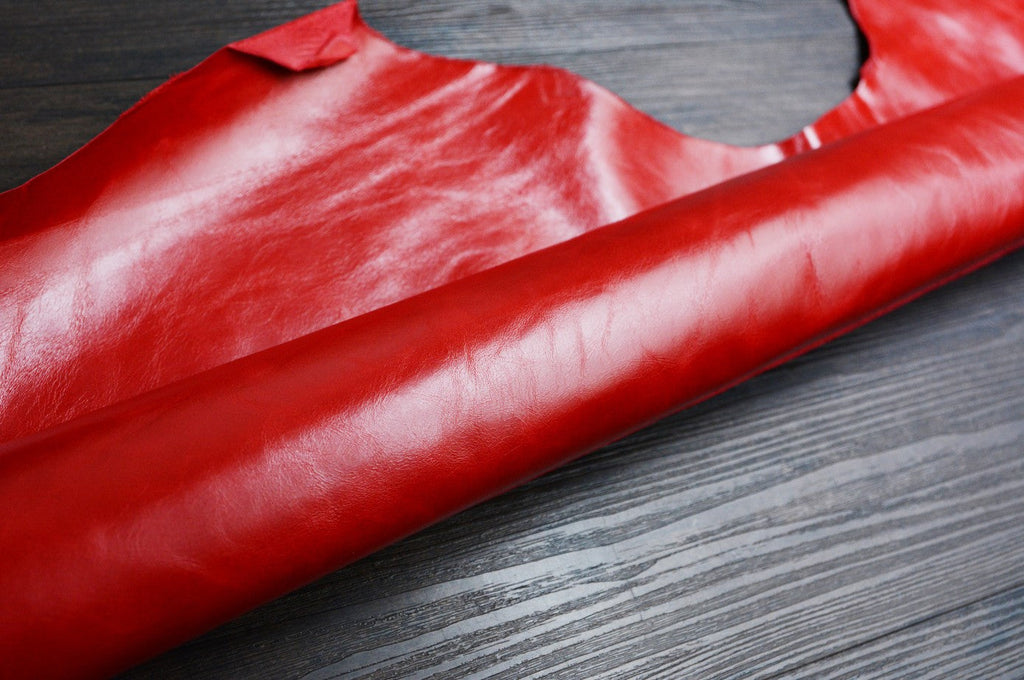 Italian Vegetable Tanned Full Grain Leather Color Options