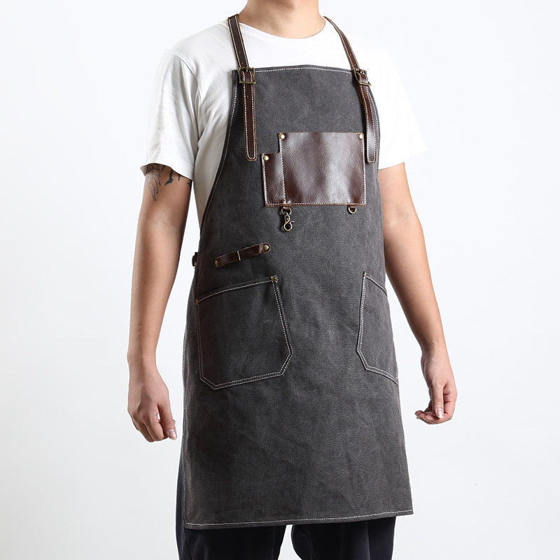 Retro Canvas Apron Shop Apron Cafe Apron Restaurant Apron Work Apron Server Apron FX888046