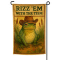 Rizz 'Em With the Tism Garden Flag