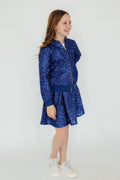 Royal Blue Sequin Twirl Skort