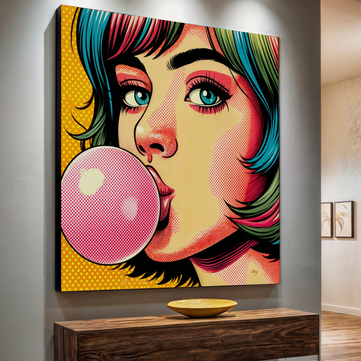 Canvas Print: "Roys Bubble"