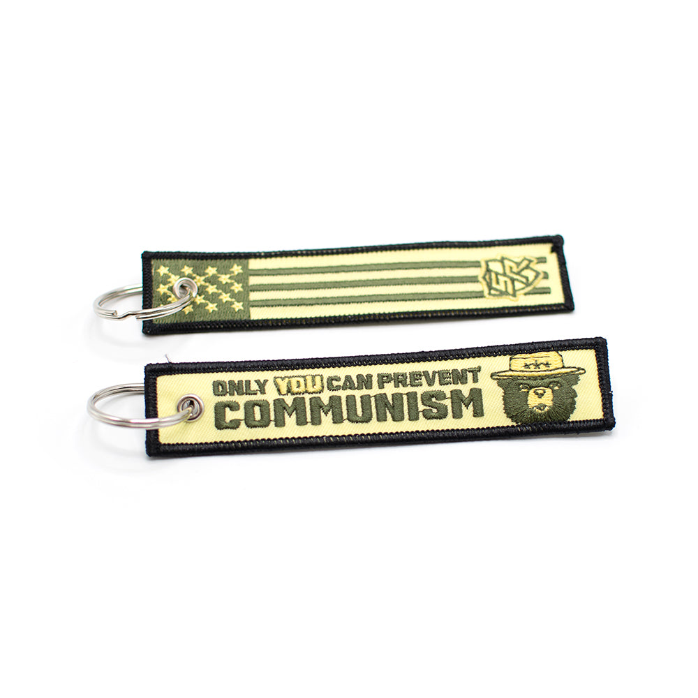 Only You Can Prevent Communism Jet Tag Keychain
