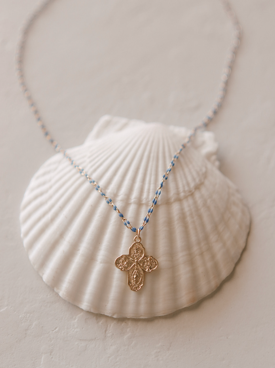 Four Way Cross Necklace - Grotto Chain