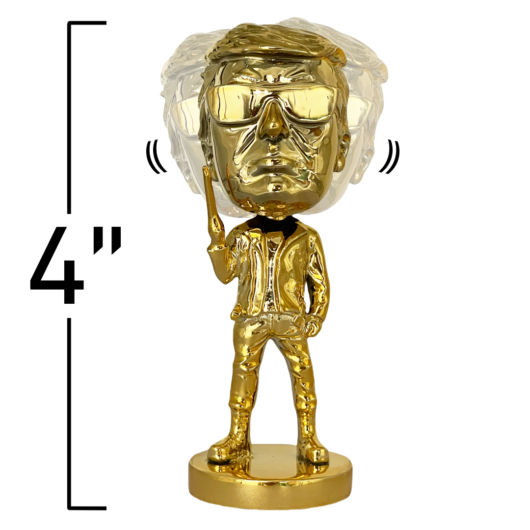 Mini Gold Trumpinator Bobblehead