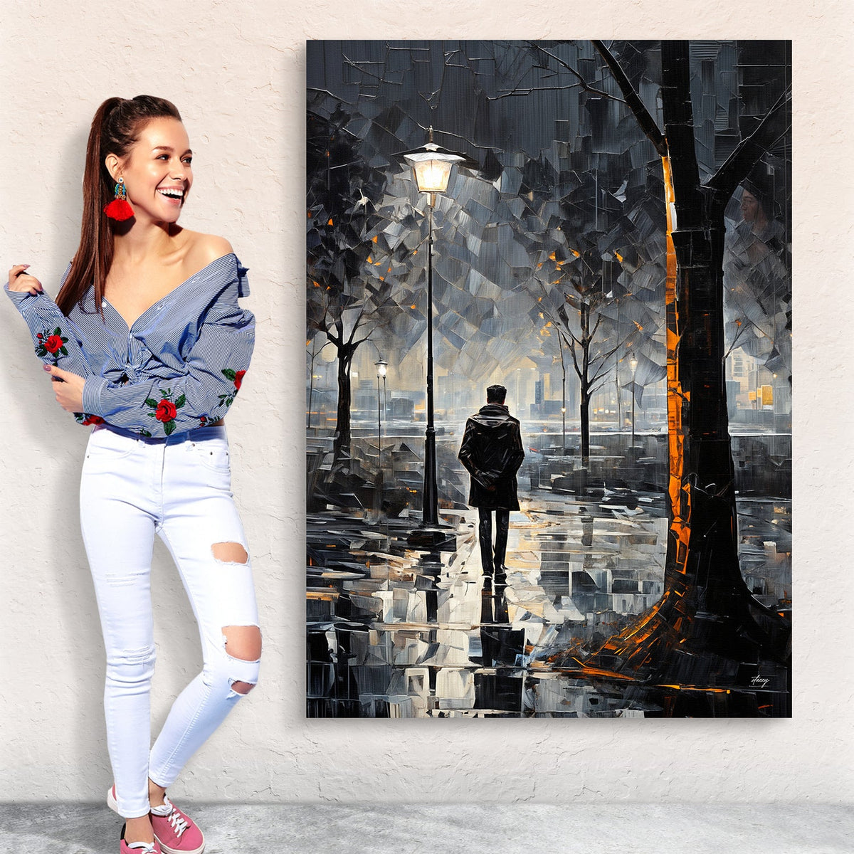 Canvas Print: "Solitary Reflection"