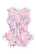 Sparkling Rainbows Pom Pom Romper