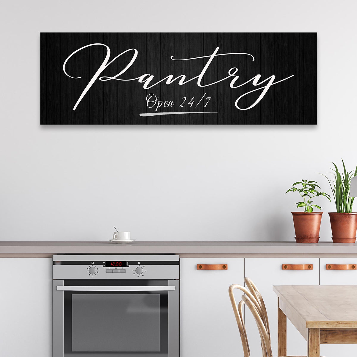 Pantry Open 24/7 Sign