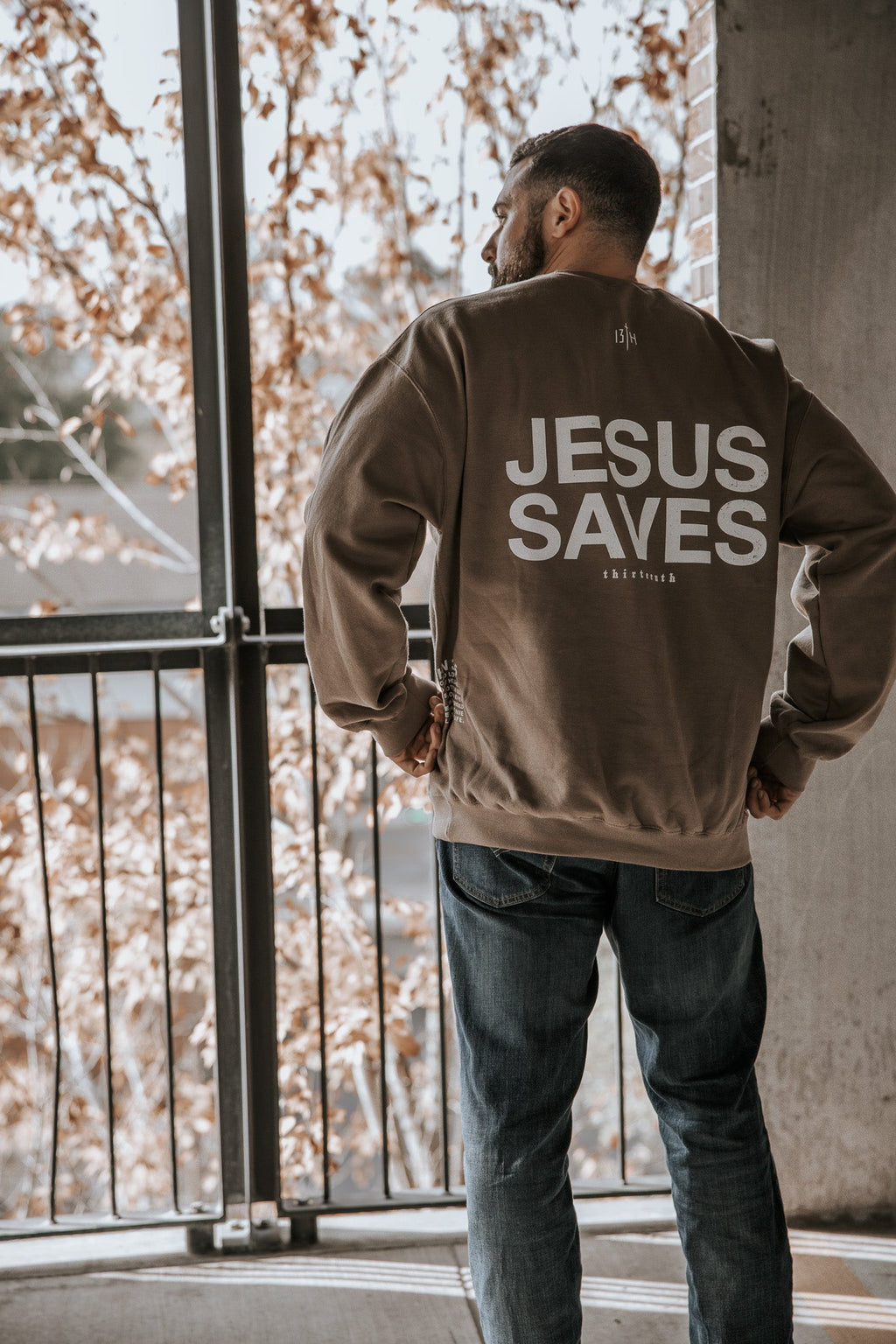 Jesus Saves Crewneck