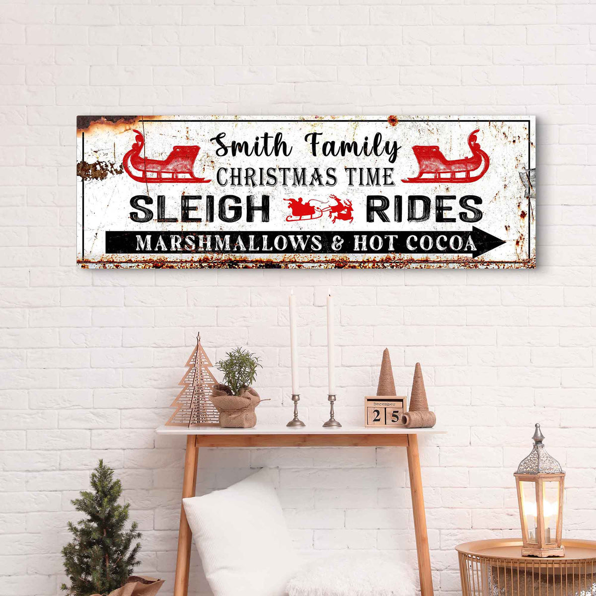 Christmas Sleigh Rides Sign