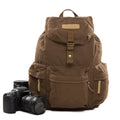 Flash Sale Canvas Camera Backpack Canvas DSLR Camera Bag Travel Backpack