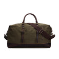 RockCow Canvas with Leather Duffle Bag, Travel Bags for Men