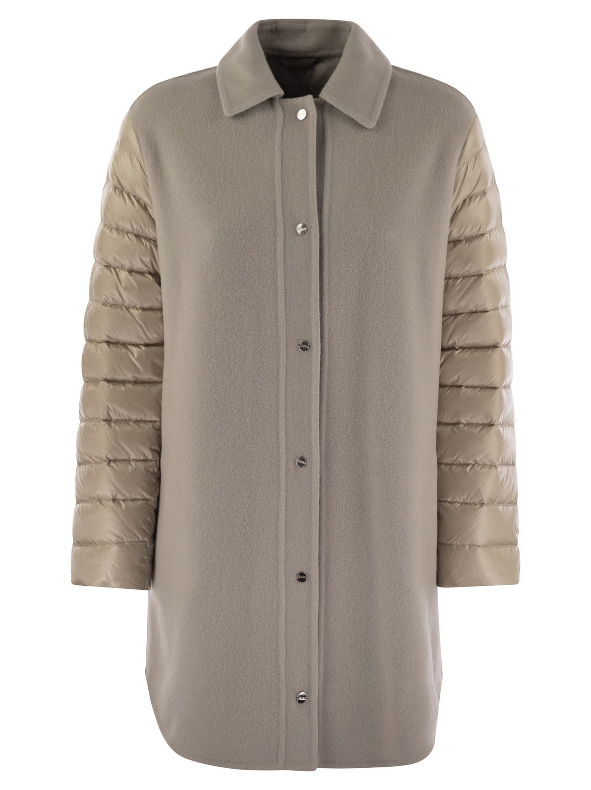 Herno Women Coat With Down Sleeves