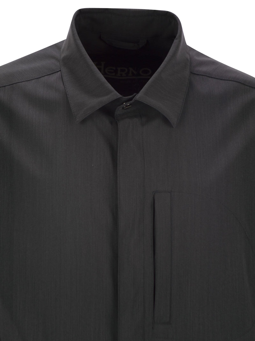 Herno Men Shirt-Cut Jacket In Tech Wool