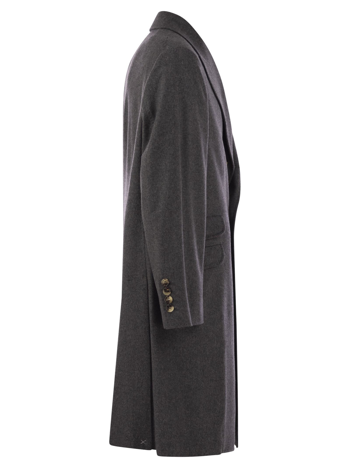 Brunello Cucinelli Men Wool And Cashmere Coat
