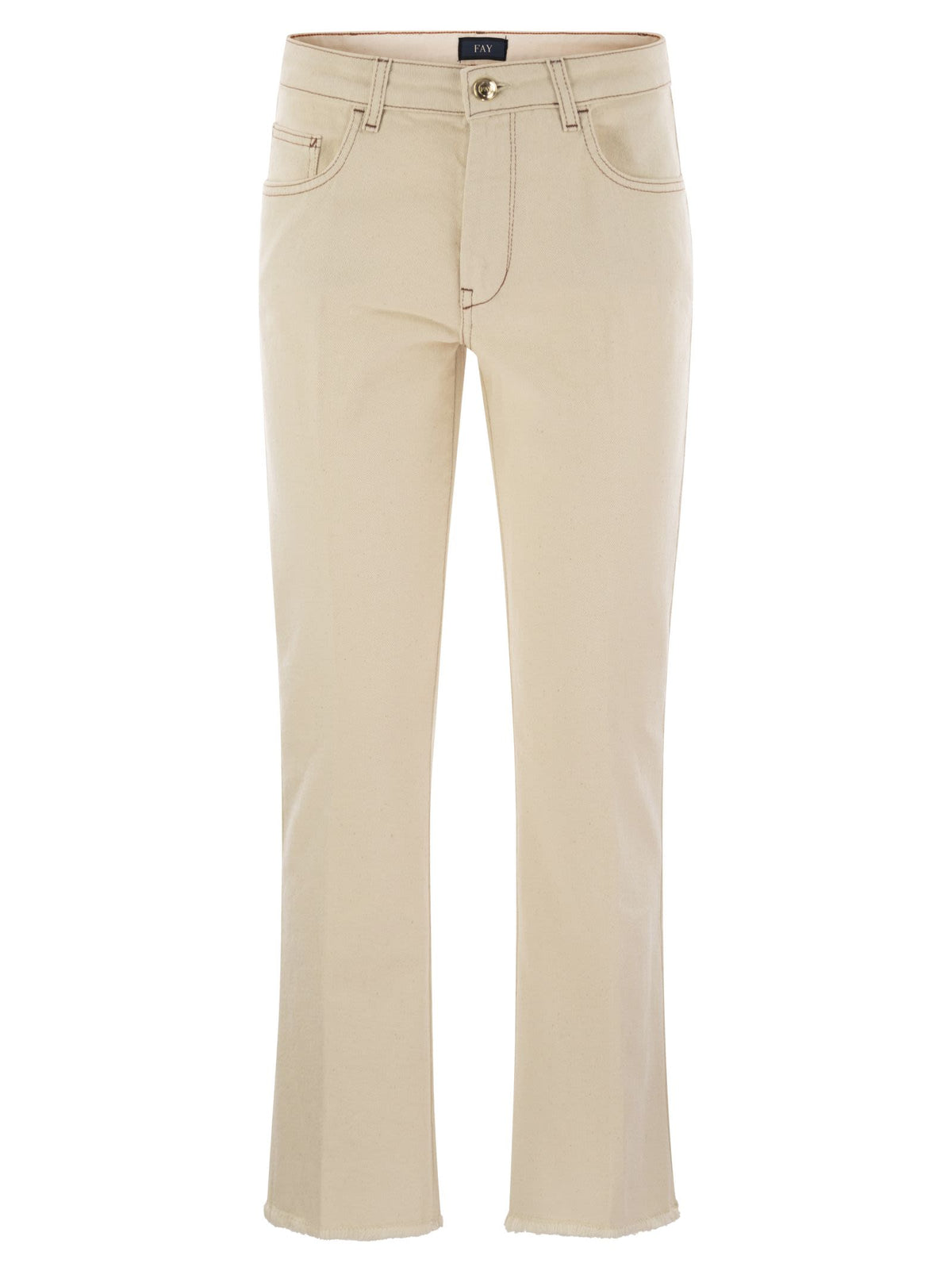 Fay Women Denim 5-Pocket Trousers