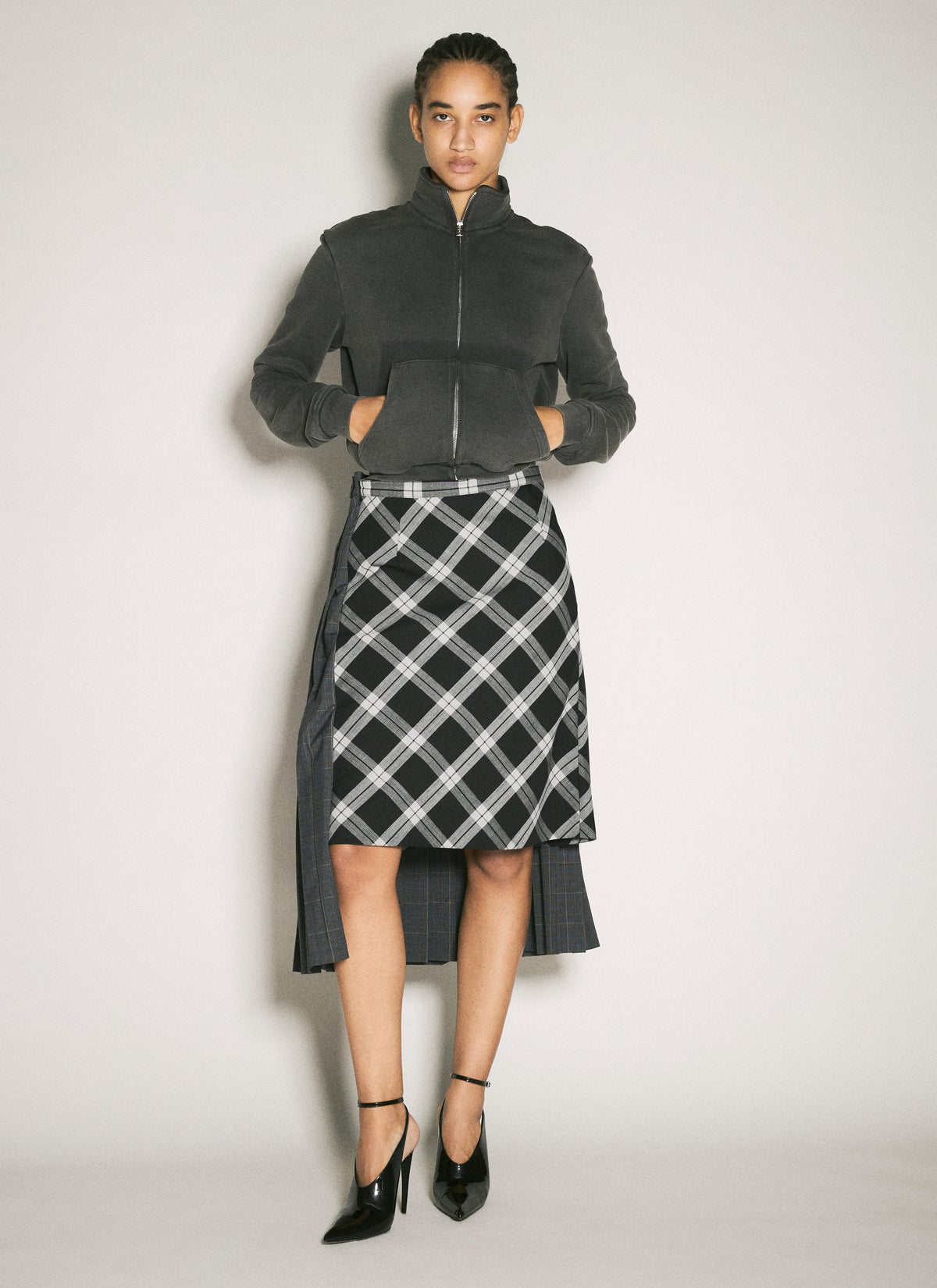Balenciaga Women Taped Double Skirt