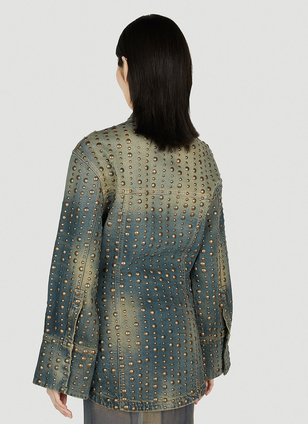 Blumarine Women Studded Denim Jacket