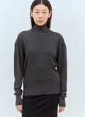 Burberry Women Wool High Neck Sweater