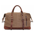 RockCow Canvas Duffle Bag, Mens Travel Bag, Gym Bags for Men