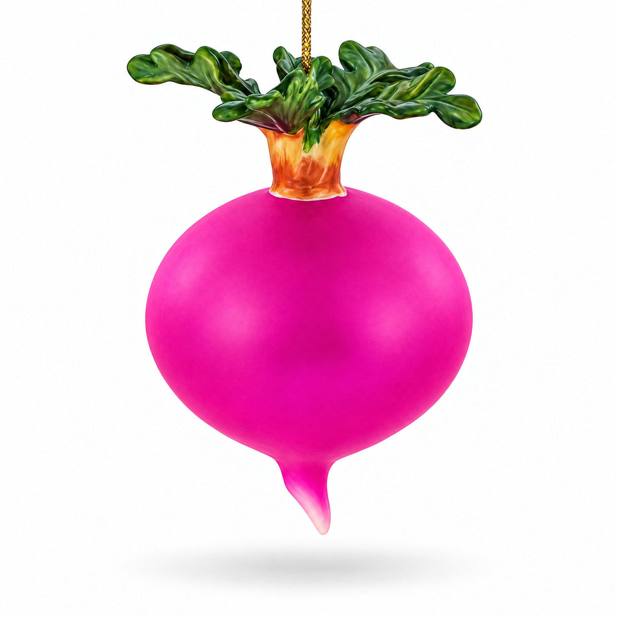 Beetroot Glass Christmas Ornament
