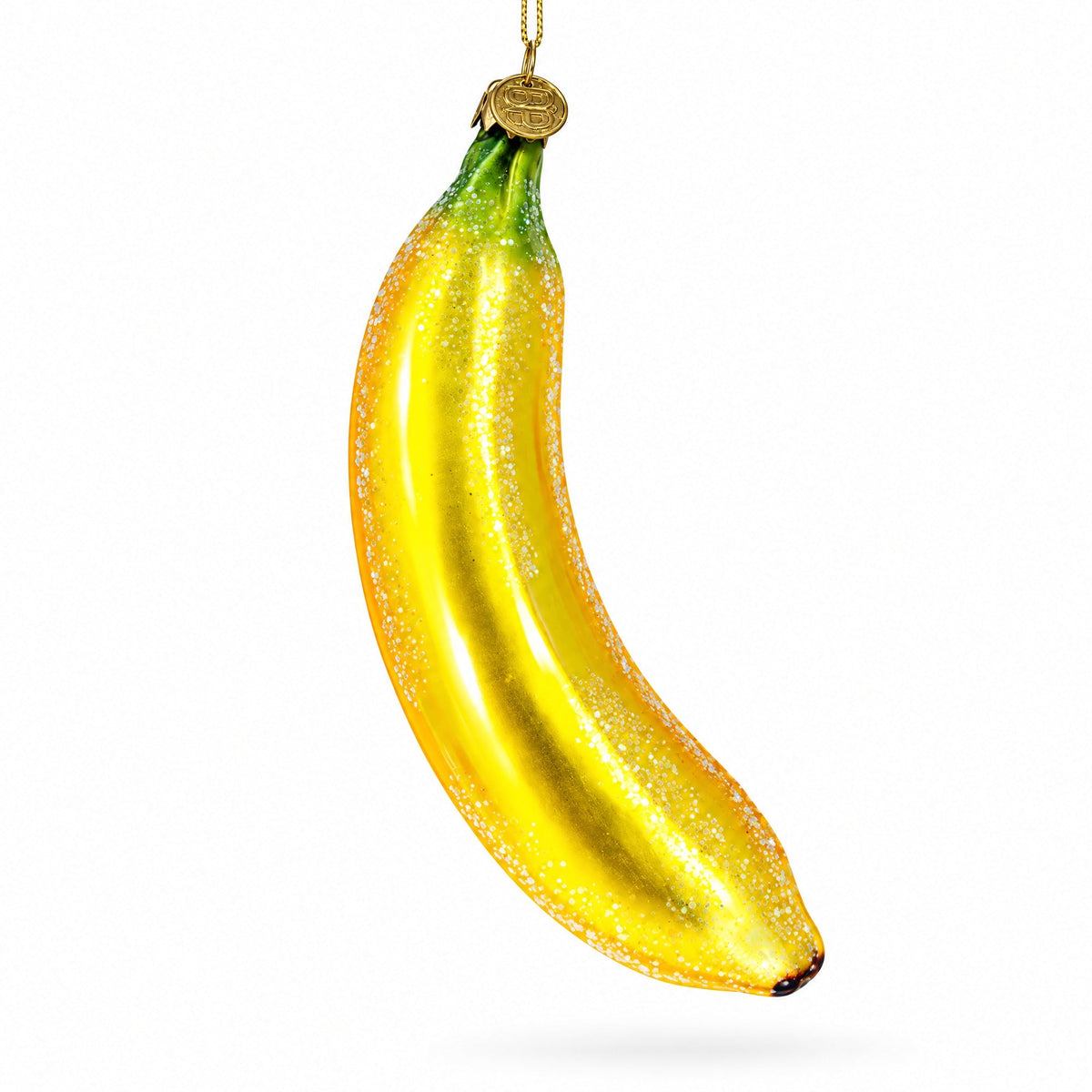 Banana Glass Christmas Ornament 5.7 Inches