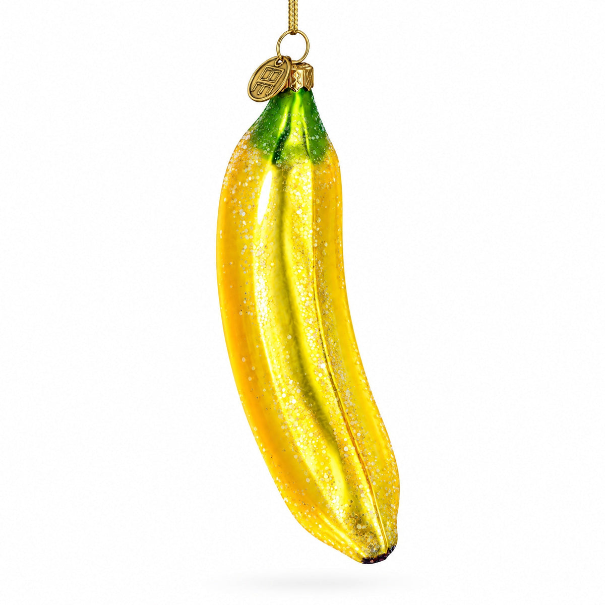 Banana Glass Christmas Ornament 5.7 Inches