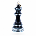 Queen Chess Glass Christmas Ornament