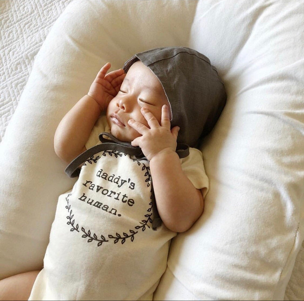 Daddy's Favorite Human Organic Baby Bodysuit