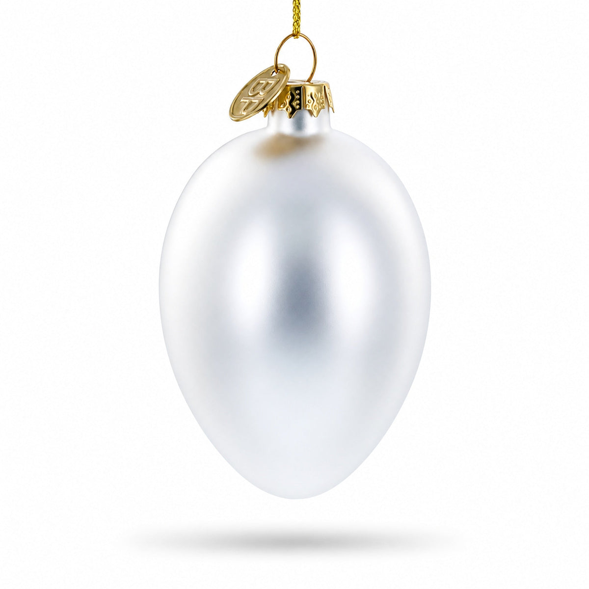 Gourmet Deviled Egg Glass Christmas Ornament