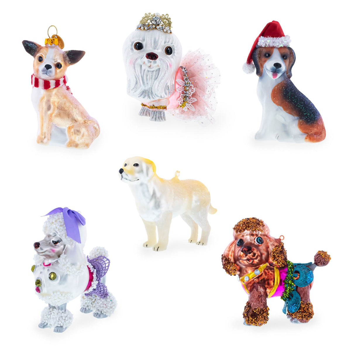 Cocker Spaniel Glass Christmas Ornament