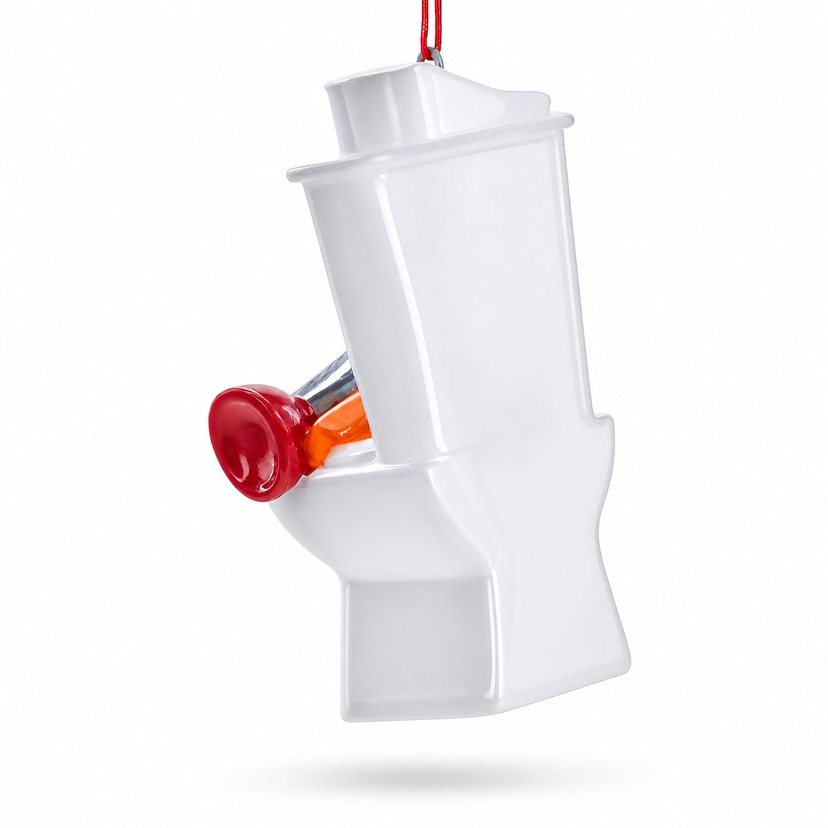 Plumber’s Throne Toilet and Tools Funny Resin Christmas Ornament