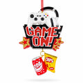 Gamer Controller Headphones Resin Christmas Ornament