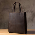 Handmade Crazy Horse Leather Tote Bag, Shopping Bag, Leather Shoulder Bag For Women