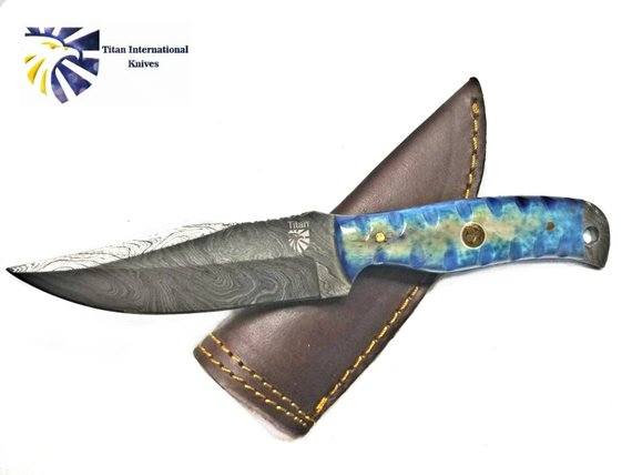 EveryDay Carry Damascus Knife Titan Td-378 (1)
