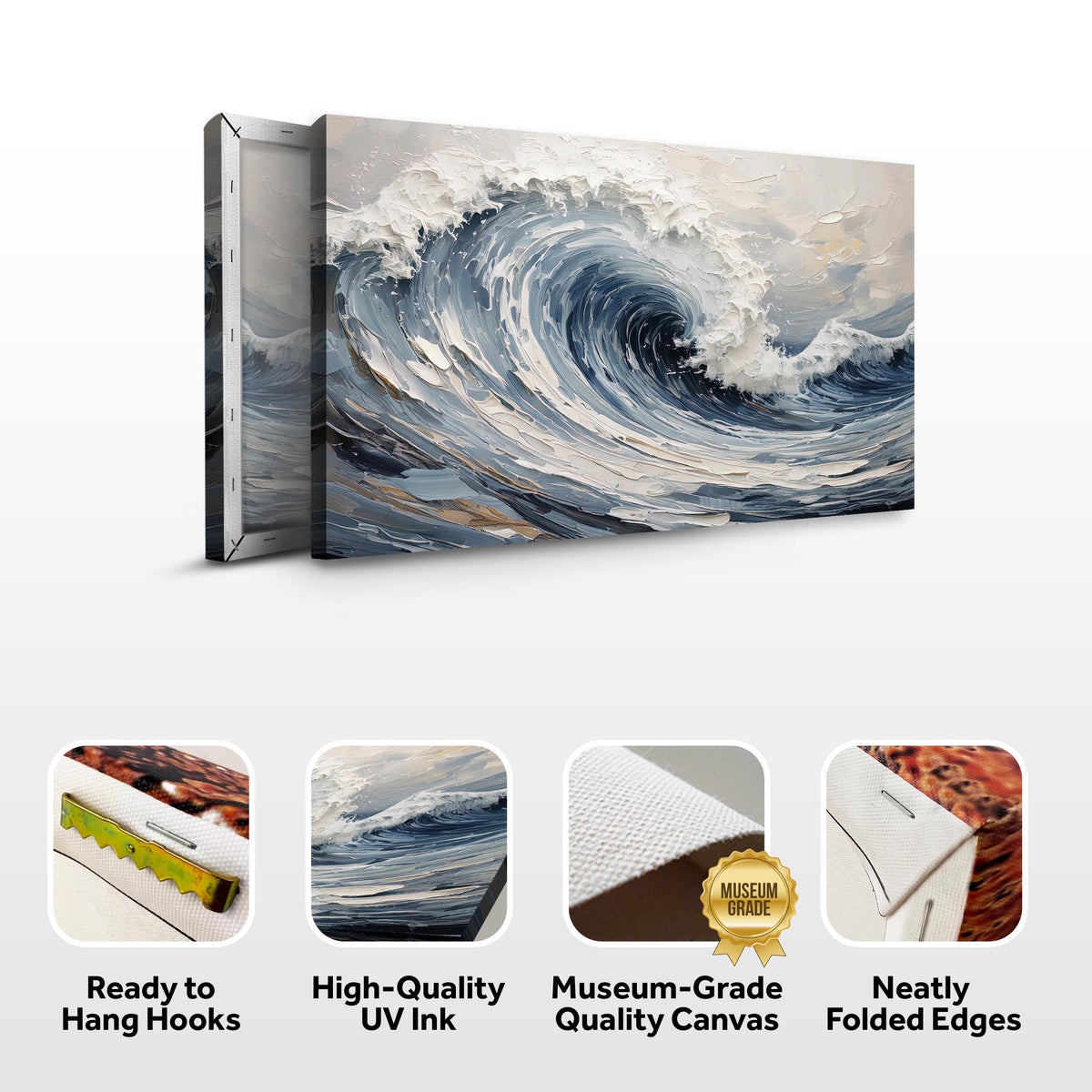 Modern Ocean Wave Wall Art