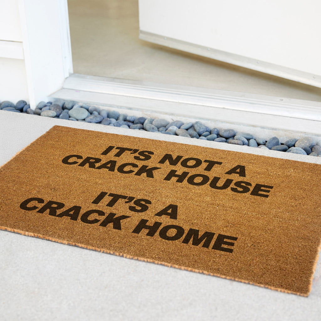 It's A Crack Home Door Mat