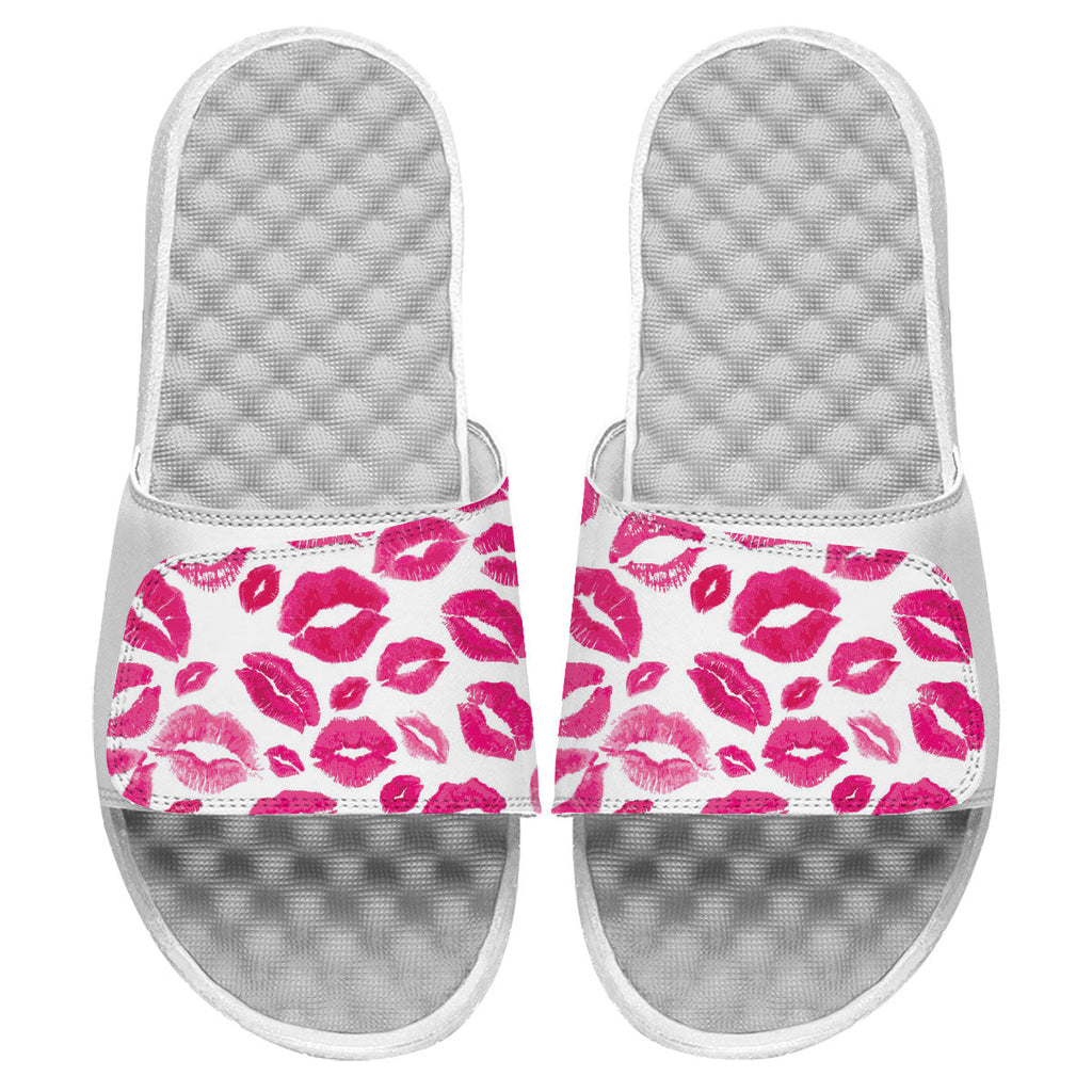 Kisses Loudmouth Pattern Slides