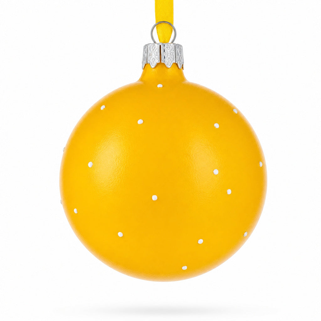 Facial Expressions in Mask Glass Ball Christmas Ornament 3.25 Inches