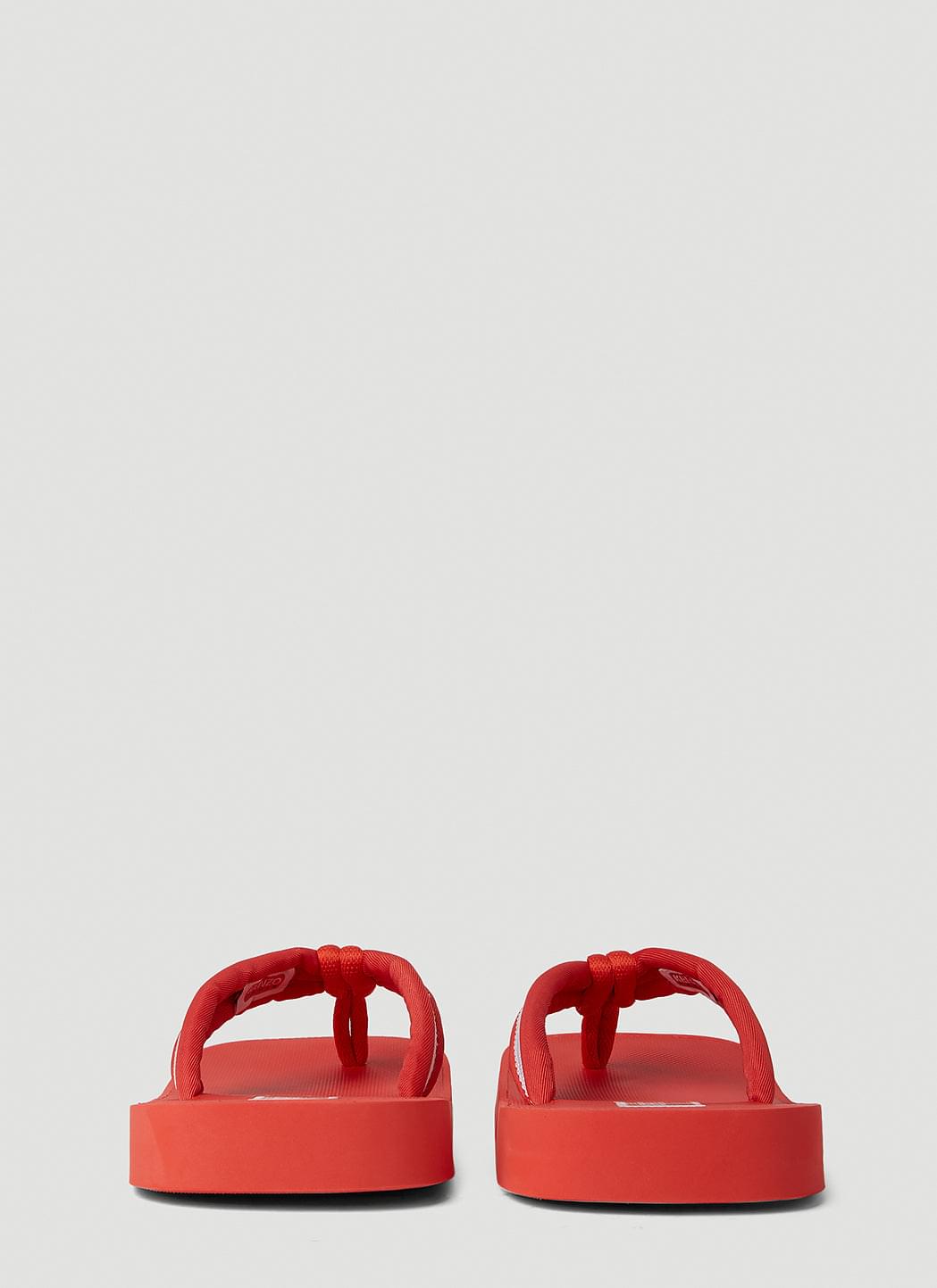 Kenzo Women Logo Patch Flip Flops