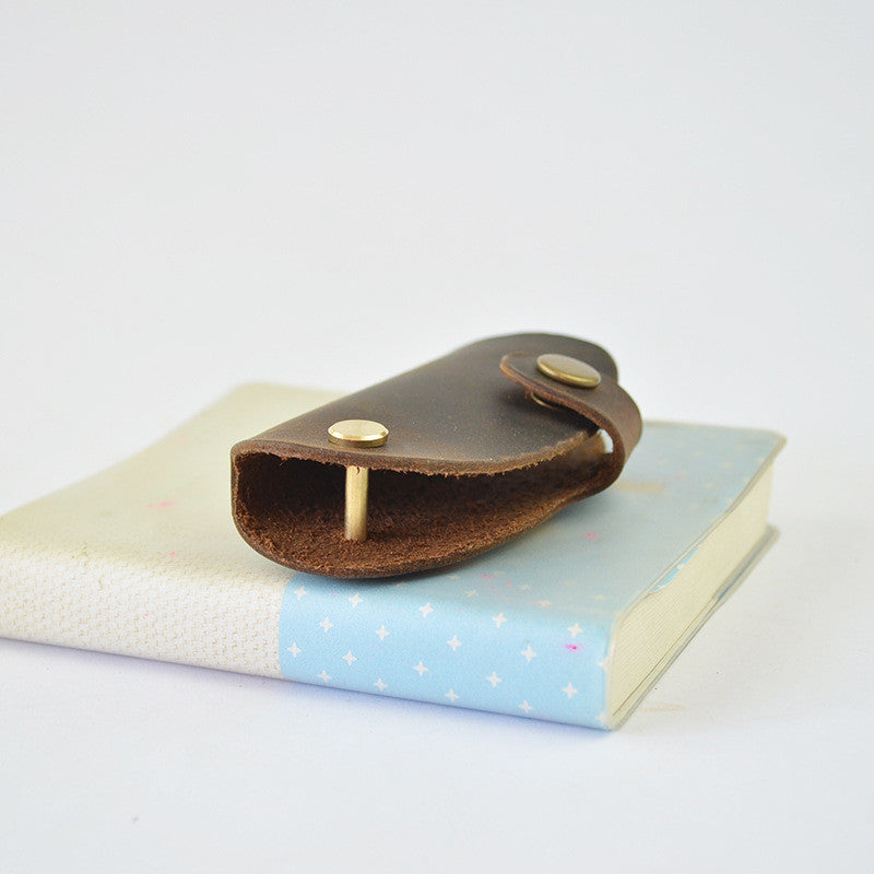 Handmade Genuine Natural Leather Key Holder, Leather Key Organizer, Leather Key Chain E01