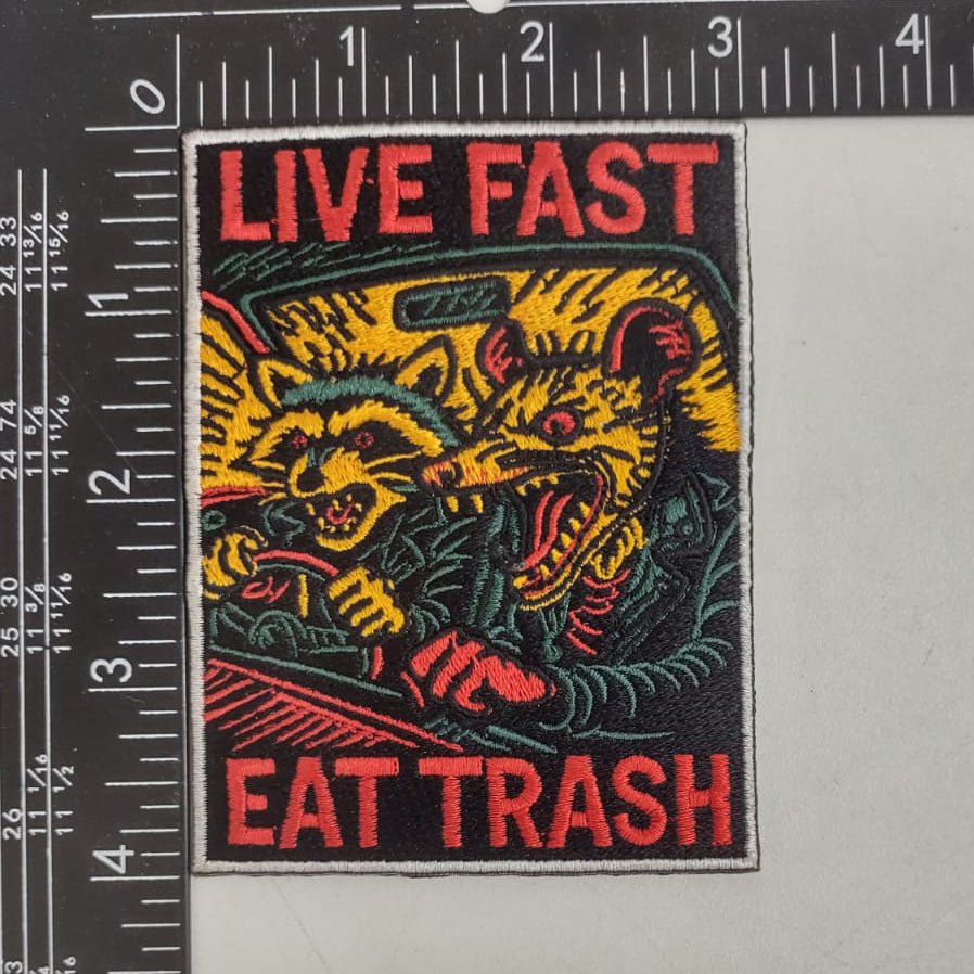 Live Fast Eat Trash Patch
