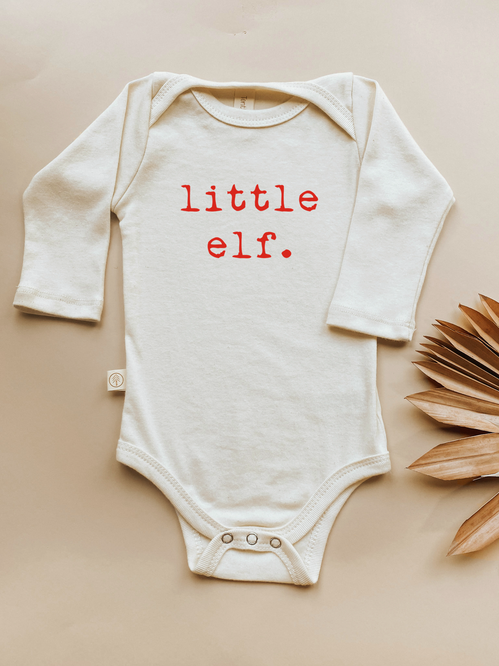 Little Elf Organic Baby Bodysuit Long Sleeve